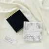 Nuevo estilo de planta estilo francés joyería artística para llevar en las uñas caja de embalaje para anillos pendientes de botón pendientes collar pulsera