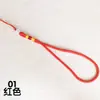 Venta al por mayor del fabricante Cuerda trenzada con asa de cuentas de jade Juguete de nudo DIY Cordón Bolsita