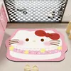 Alfombra de Piso de Barro Diatómico de Anime de Dibujos Animados para el Hogar, Entrada de Baño, Alfombra Absorbente de Agua, Fácil de Limpiar, Alfombra de Piso de Baño, Dropshipping