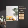 Espejo Suave para Baño Montado en Pared Autoadhesivo Espejo de Alta Definición para Lavabo de Baño, No Necesita Agujeros, Se Pega en la Pared