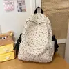 Mochila versátil estilo coreano ins com laço, moda, design de nicho, mochila escolar estudantil de grande capacidade, mochila casual para mulheres
