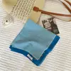 Bufanda Pequeña de Seda a Rayas Artísticas de Estilo Japonés para Mujer, Delgada Pastoral Versátil Casual Estilo Urbano Lindo Pañuelo para la Cabeza Accesorio para el Cabello
