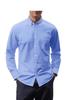 Camisa Oxford de manga larga para hombre, informal, de color liso, de primavera y otoño, de comercio exterior transfronterizo, disponible en tallas grandes.