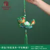Bolsita de Incienso para el Festival del Bote del Dragón, Producto Terminado con Bordado Hecho a Mano y Colgante de Borla, Decoración Portátil Repelente de Mosquitos, Nuevo Saquito Estilo Chino
