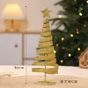 Decorações de Natal Transfronteiriças Enfeites de Ferro Estrela de Cinco Pontas Enfeites Criativos Nórdicos para Mesa Adereços de Decoração de Árvore de Natal