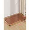 Base de caixa de armazenamento móvel Fit Box Storage Board com polia Suporte Bandeja com roda Piso Rack de armazenamento doméstico