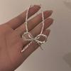 Francês retro doce flash quebrado prata arco colar pulseira INS estilo luz de luxo high-end acessórios de jóias