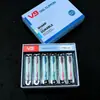 Cortador de Unhas Médio Plano Jinda V9, Faca de Manicure com Ponta Inclinada em Aço Carbono, Par Combinando de Cortadores de Unhas Planos com Ponta Inclinada
