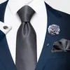 Venta Caliente Transfronteriza para Hombre Negocios Gama Alta Corbata Formal de Bolsillo para Negocios Set de Corbata 8cm Grande Suministro Listo