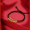 Pulsera tejida con moneda de los Cinco Emperadores Shajin Cuerda Roja de la Suerte de este Año para Hombres y Mujeres Cuerda de Mano para Parejas Regalos para Amigos