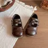 Zapatos para Caminar de Bebé Infantil Niño Pequeño Correa de Doble Hebilla Suela Suave Antideslizante Zapatos Niña 2026 Primavera/Otoño Nuevos Ligeros Zapatos de Cuero de Princesa