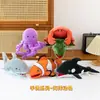 Brinquedos de Pelúcia de Animais da Selva Transfronteiriços Marionetes de Mão Atacado Bonecos para Contar Histórias no Jardim de Infância Série Animais da Fazenda e do Oceano Pássaros