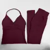 Conjunto de Ropa de Yoga Transfronterizo para Mujer, Conjunto de Fitness de Cintura Alta Levanta Glúteos, Pantalones de Yoga Ajustados de Secado Rápido para Deporte con Efecto Durazno en los Glúteos
