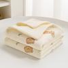 Colcha de Verano de Algodón Lavado Estilo Dibujos Animados para Niños, Colcha para Aire Acondicionado para Estudiantes, Colcha Delgada para Dormitorio de Gato Kt, Suministro de Fábrica