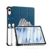 Capa Protetora para Tablet iPad Mini 8 Capa de Couro Mini 7 Concha Protetora de Couro PU Tripla Dobra de 8,7 Polegadas