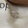 Anillo Lingge de estilo antiguo con letras, ligero, de lujo, de alta gama, retro, industrial, ajustable, nuevo producto.