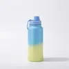 Popular Botella Espacial Transfronteriza Termo de Acero Inoxidable 304 Gran Capacidad Botella de Agua Deportiva Portátil para Hogar y Coche