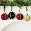Direto do fabricante: Pingentes decorativos de bola de Natal multicoloridos criativos, bola única wrap de tecido para vitrine de Natal DIY