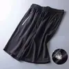 Shorts de Baloncesto de Verano Finos Sueltos Shorts Deportivos de Seda de Hielo Ropa Exterior para Hombre Ultradelgados Transpirables de Secado Rápido Casuales a la Rodilla Modernos