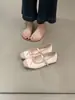 Pés Sem Cansaço! Aumento de Altura Invisível Primavera/Verão 2026 Sapatilhas Francesas de Ballet com Laço Mary Jane Baixas para Mulheres
