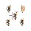 Accesorios para Joyería de Aleación con Goteo de Aceite DIY Colgantes de Mariposa Oscura Murciélago Pendientes Pendientes Pulsera Colgante W508
