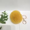 Amazon colgante de bola de pelo transfronterizo llavero de bola de pelo de imitación de conejo colgante de felpa para bolso colgante para coche teléfono móvil