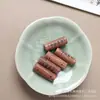 Sândalo Madeira de Jujuba Cilíndrico Duas Peças Atrai Fortuna Animal Fofo Brinquedo Acessório Pulseira DIY