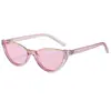 Moda Europea y Americana 2026 Nuevas Gafas de Sol Cat-Eye de Medio Marco Gafas de Sol de Calle Tendencia Gafas Sin Graduación Anti-Luz Azul