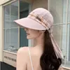 Nuevo Sombrero de Pescador Estilo Coreano 2026 Mejorado para Mujer, Protección Solar para Primavera y Verano, Ala Ancha, Sombrero de Sol Plegable para Viaje