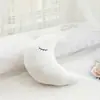Ins almohada de la serie Sky juguete de peluche nube luna gotas de lluvia estrella de cinco puntas cojín de sofá decoración para habitación de niños