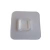 Adhesivo Transparente de Presión Hebilla de Plástico Cuadrada Cilíndrica Adhesivo de Pared Sin Costuras Accesorios para Estante de Almacenamiento de Piezas de Plástico Fabricante