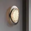 [Transfronteiriço] Luminária de Parede de Luxo Leve para Hall de Entrada, Quarto, Varanda, Cabeceira, Corredor, Luminária Criativa Glacier Art com Estética Minimalista