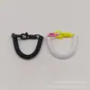 Directo de fábrica cuerda de resorte para llavero de plástico color gelatina cadena de resorte para llavero correa de bolso cuerda para tarjetero