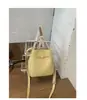 Diseño de moda transfronterizo nicho bolso de mano para mujer nuevo bolso tipo cubo textura simple gran capacidad bandolera individual bandolera
