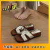 Hermosas Chanclas de Cuña Estilo Retro para Mujer, Nuevo Estilo Verano 2026, Sandalias Francesas Estilo Hada para Vacaciones en la Playa