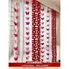 Set de Decoración de Habitación de Boda con Cortinas de Mariposas, Tira Larga con Carácter de "Doble Felicidad", Decoración para Casa Nueva para el Novio, Decoraciones Colgantes de Boda para el Dormitorio de la Novia