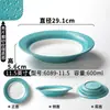 Pratos de Melamina Xiangyuan para Restaurantes e Hotéis, Pratos Exquisitos para Pratos Quentes com Revestimento, Pratos de Jantar Redondos Espessos de Cor Contrastante Comercial