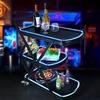 Bar Discoteca Ktv LED Luminoso Carro para Pastel de Cumpleaños Carro de Vino Carrito Entrega de Vino Carrito de Entrega de Comida Haidilao