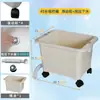 Fregadero Cuadrado de Plástico para Trapeador para Balcón, Lavabo de Lavandería, Cubeta para Lavar Trapeadores, Lavabo de Piso para Baño del Hogar