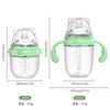 Biberón de Silicona para Bebé Transfronterizo, Chupete de Grado Alimenticio para Beber Leche, Resistente a Caídas, Artefacto Anti-Destete de Leche Materna, Venta al por Mayor de Artículos para Bebé