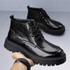 Venda Direta da Fábrica Botas Martin Masculinas Outono e Inverno Quentes Botas Masculinas Sapatos Masculinos Tendência Botas Masculinas de Cano Médio Dropshipping