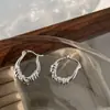 Brincos Geométricos Minimalistas com Torção para Mulheres, Modernos e Elegantes, Presilhas de Orelha Criativas, Brincos com Design de Nicho da Moda
