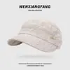 Gorra de Boina Plisada Estilo Retro Japonés para Mujer, Moda Primavera y Verano, Elegante Boina con un Toque de Lujo, Gorra Ecuestre para el Día a Día
