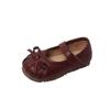 Zapatos de Cuero Infantiles Estilo Dopamina Primavera/Verano 2026 Nuevos Zapatos de Princesa para Niñas Zapatos Mary Jane para Bebés Zapatos Planos de Ballet