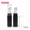 Moda plástico tapa transparente botella de labial oblicua tubo de labial tubo vacío LG282 material de empaque de maquillaje diámetro interior 12mm