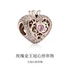 Panjia nuevo aleación Diamante agujero grande pulsera de cuentas accesorios personalidad DIY Punto de Amor taladro Oruga cuentas sueltas