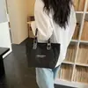 Bolso Cubo de Lona Simple Estilo Nuevo 2026 Transfronterizo para Mujer, Bolso Casual de Moda para el Trabajo, Bolso Tote Grande de Capacidad