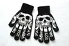 Luvas Halloween Adulto Crânio Garra Fantasma Estampa Fluorescente Luminosa Ciclismo Outdoor Luvas Quentes de Tricô