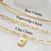 Joyería Transfronteriza Europea y Americana, Nicho de Lujo Ligero, Collar Apilable para Mujer, Cadena Versátil de Clavícula de Estrella de Cuatro Puntas Cuadrada a la Moda