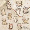 Nuevo Parche de Gato Lindo de Dibujos Animados Bordado Autoadhesivo para Funda de Teléfono DIY En Stock Parche al por Mayor